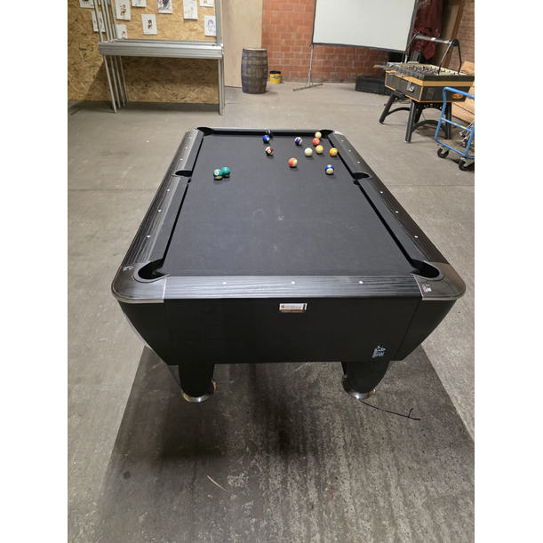 Pooltafel SAM  MAGNO POOL 7FT  ZWART MET ZWART LAKEN (1*verhuurd)
